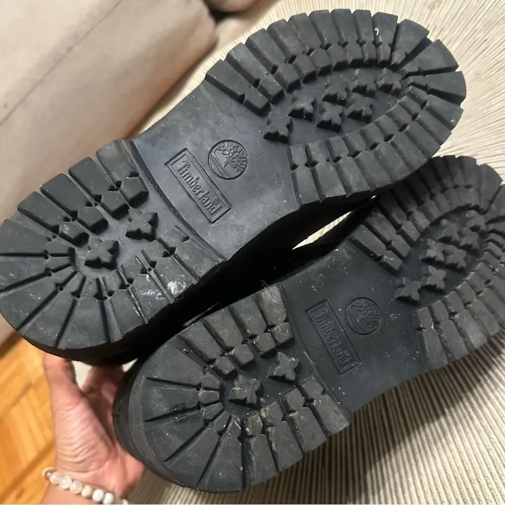 LV x Timberland Black Boots